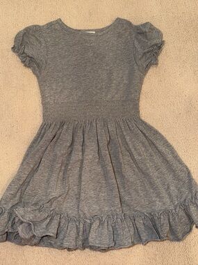 Matilda Jane Heather Gray Ruffle Sleeve Knit Dress